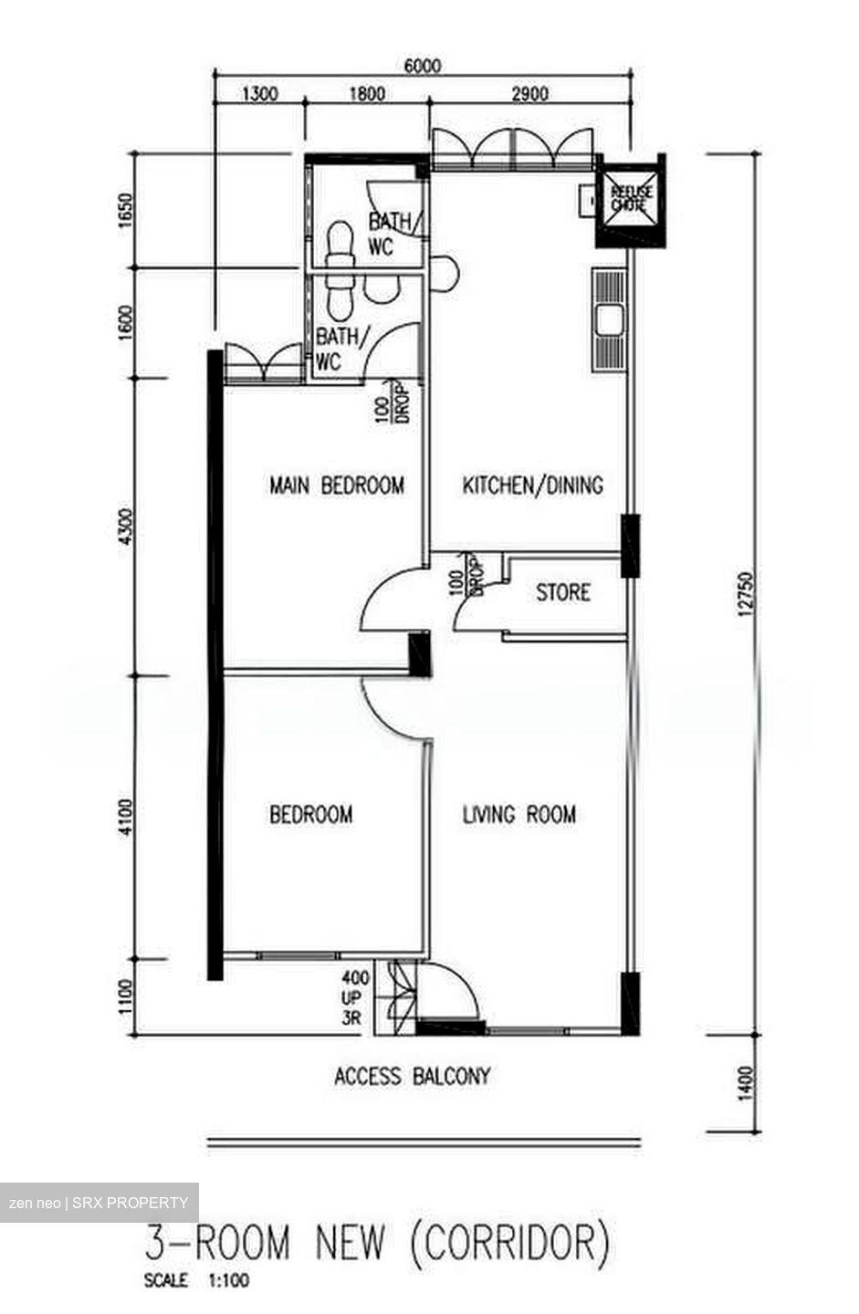 Blk 214 Tampines Street 23 (Tampines), HDB 3 Rooms #595602521